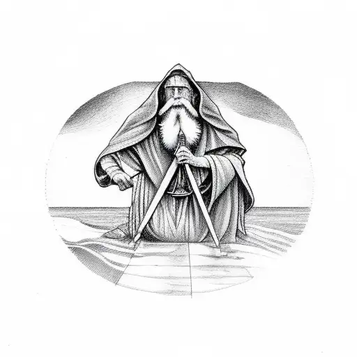 The Hermit Tarot Card But Witchy