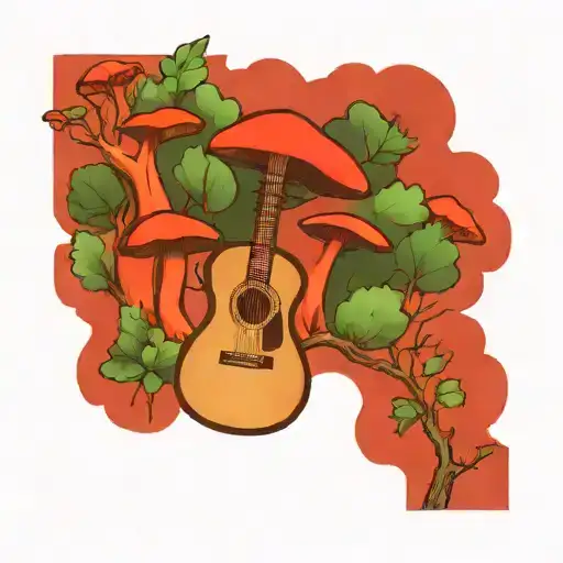 Guitar Forest Mushroom