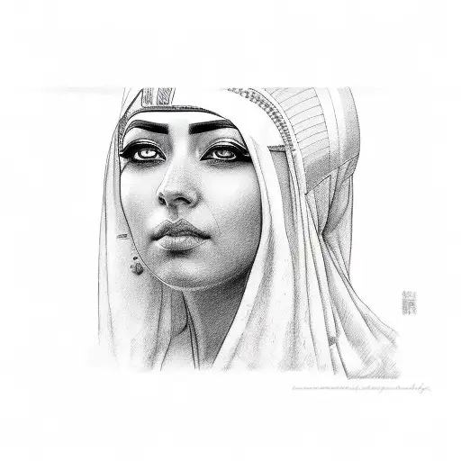 Egyptian Mother Daugther