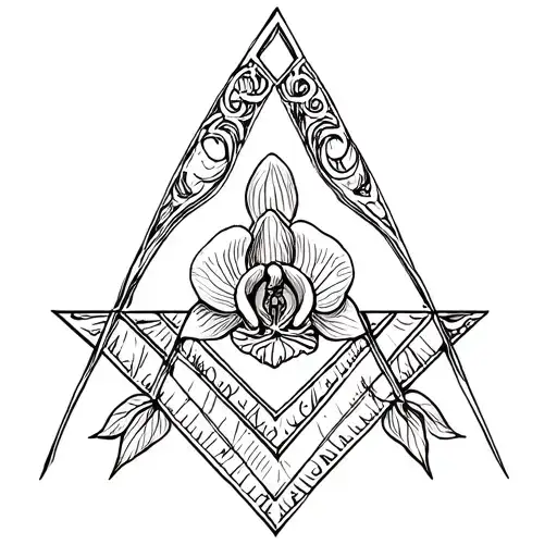 Orchid Freemason Symbol