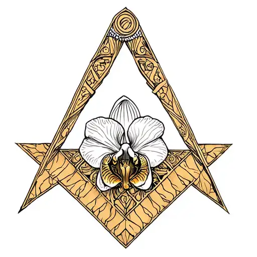 Orchid Freemason Symbol