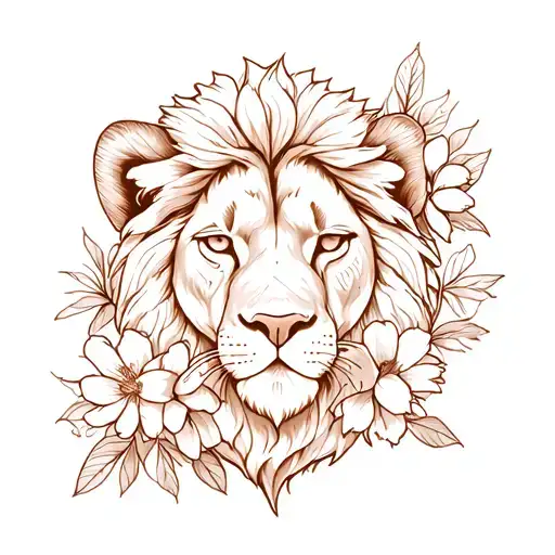 Leo Zodiac With August Birth Flower