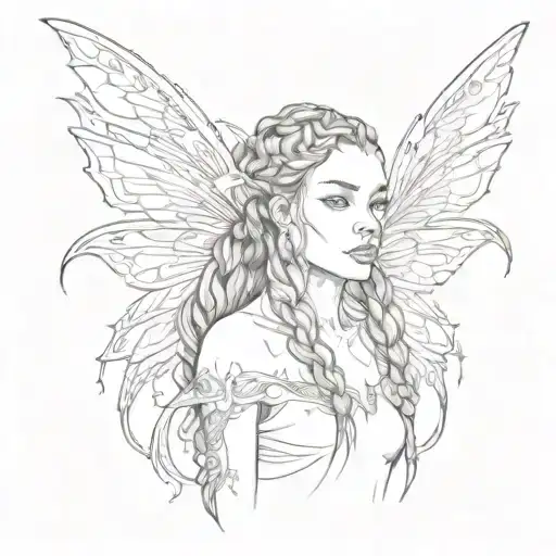 Fairy Fire With Cornrows