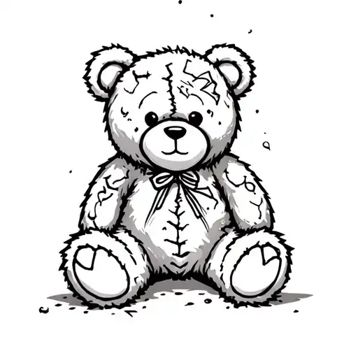 Teddy Bear Ripped Up