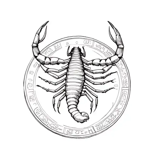 Scorpion And Coin
