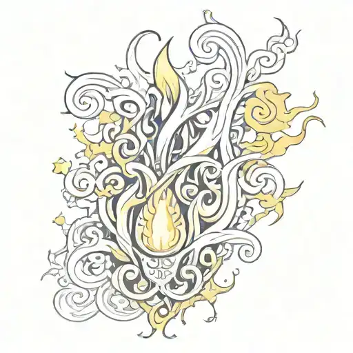 Phonics Flame Black And Yellow