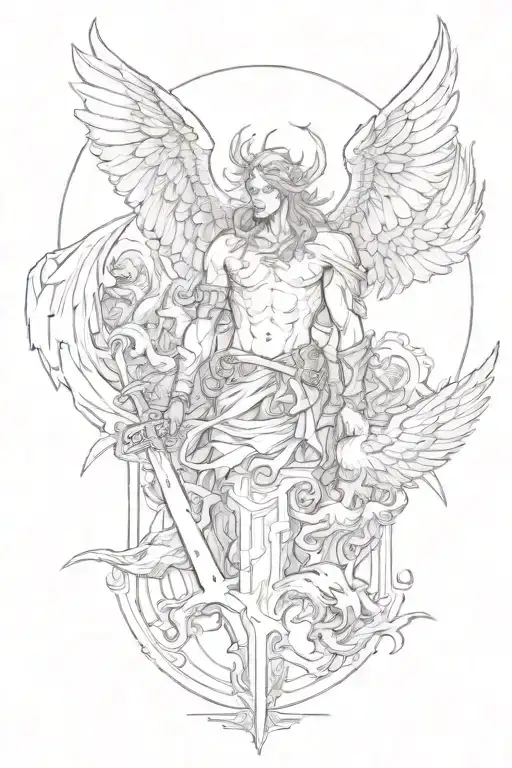 Dantes Hell Where Angels Fight Against Deamons And All The Mankand Waiting For Their Faith