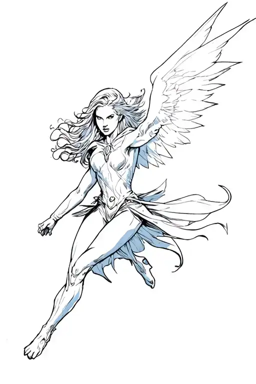 Scarlet Witch Flying