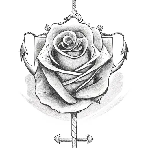 Anchor And A Roses