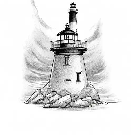 Lighthouse With A For Rent Sign