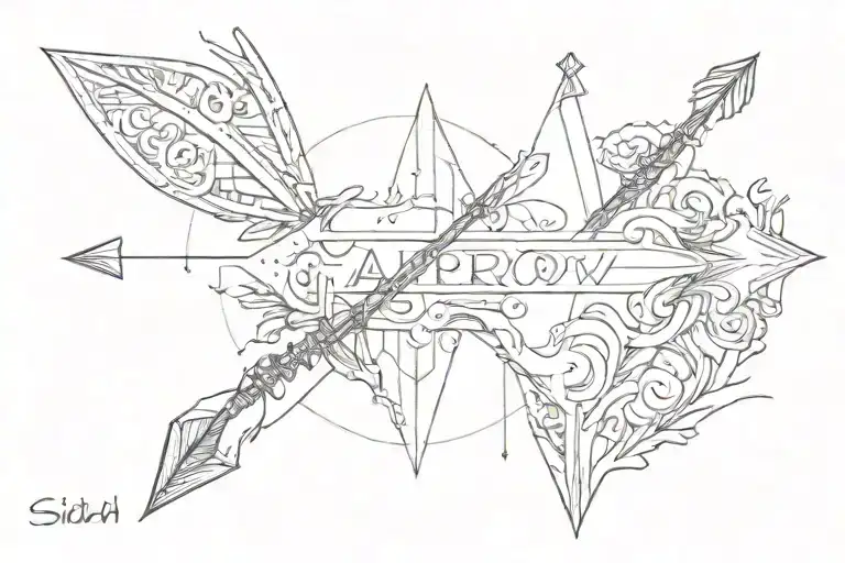 A Arrow With A Name In It