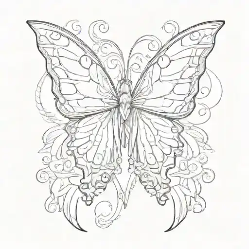 Butterfly Wing Angel Wing