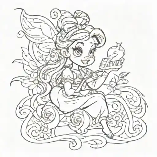 Small Disney Tattoo Design