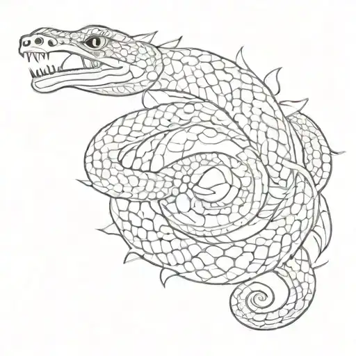 Combine Srilankan Kandyan Dancing Attire With Snake Patterns For A Unique Tattoo Design