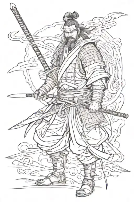 Japanese Samurai Warrior