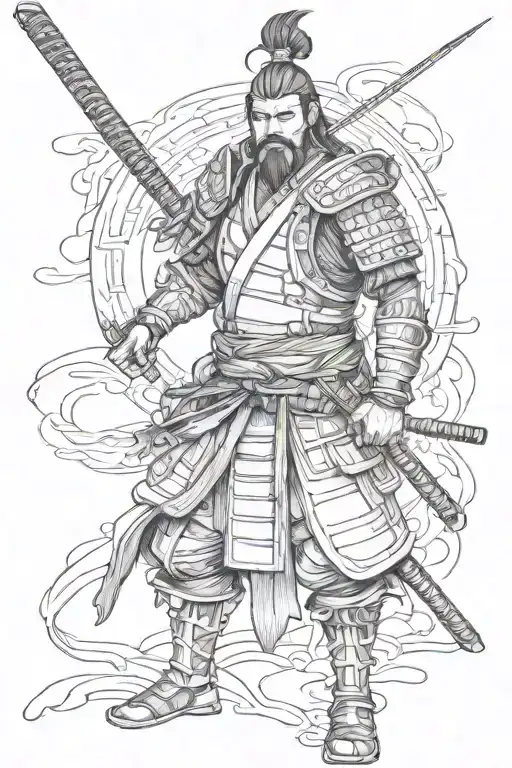 Japanese Samurai Warrior