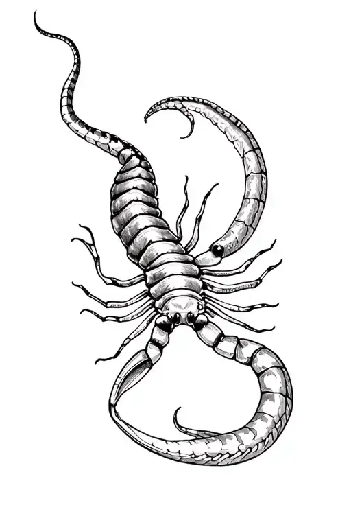 Scolopendra Wriggles Like A Snake