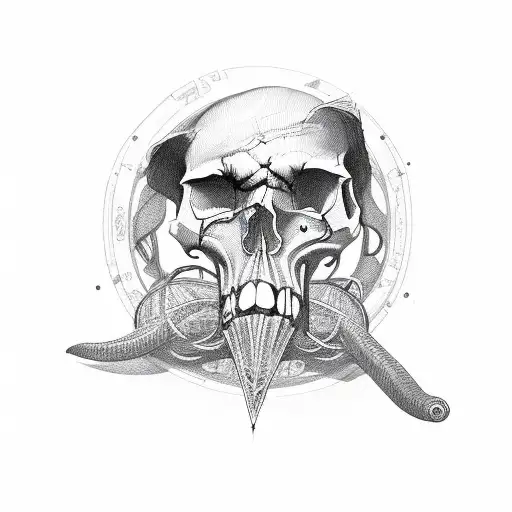 Skull Bat Snake Music Wanderlust Death Depression