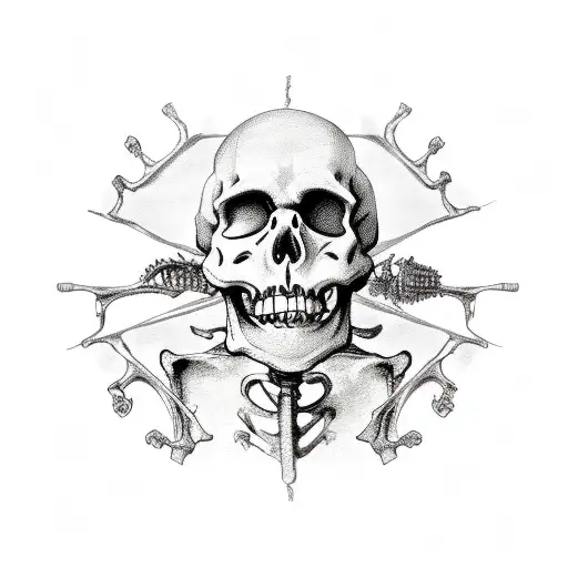 Skeleton Last Supper