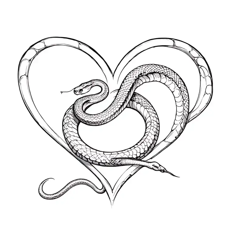 Snake Around The Heart