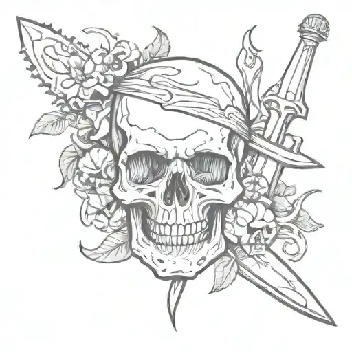 Skull Dagger Piercing