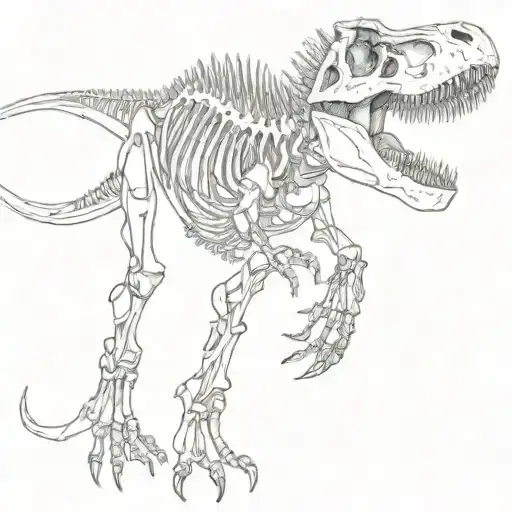 T Rex Skeleton