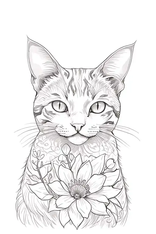 Cat Flower
