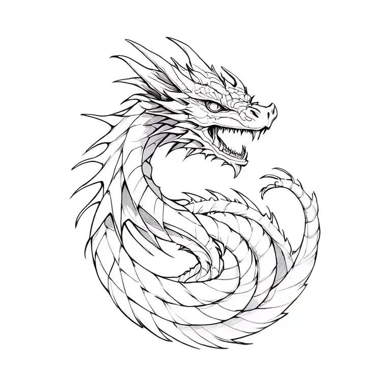 Book Dragon Intertwined