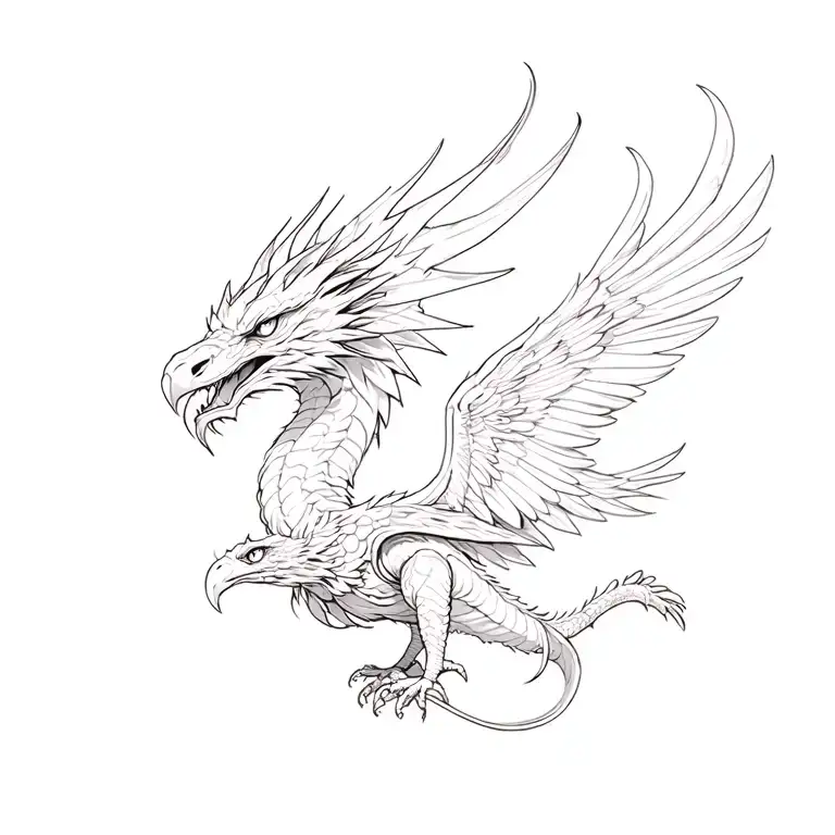 A Dragon And An Eagle