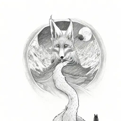 Lotr Gondolin Symbol And A Fox Is Climbing Tht Tree