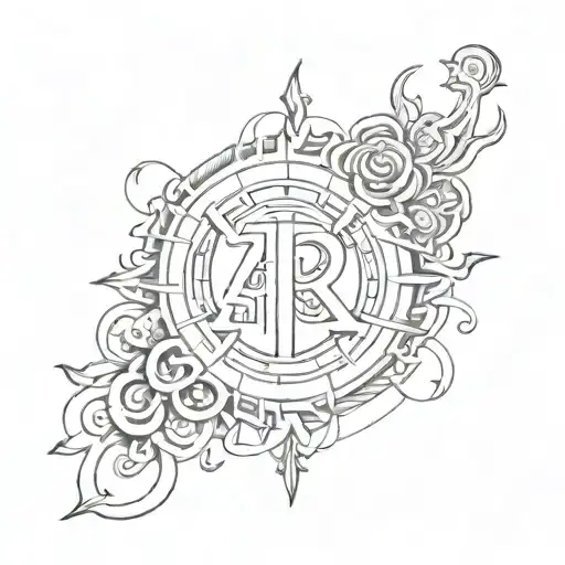 Anti Word With Restistor Symbol