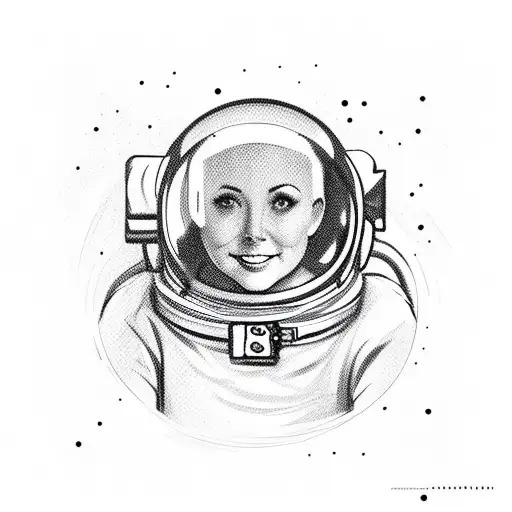 Astronaut In Hourclass