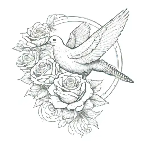 A Dove And A Rose