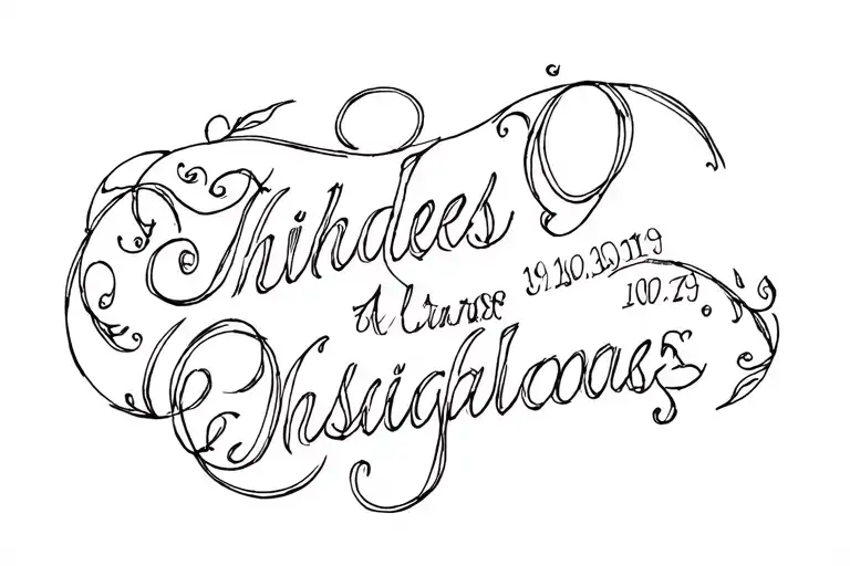 Children's Names And Dates Of Birth