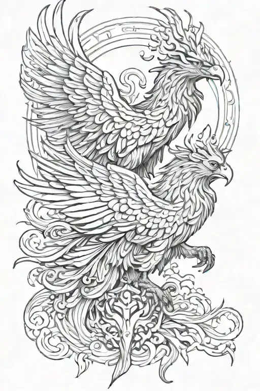 Majestic Pheonix And Majestic Lion