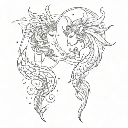 Pisces Zodiac Sign And Capricorn Zodiac Sign