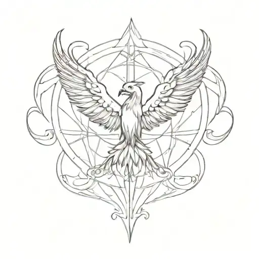 Phoenix Deathly Hallows Symbol