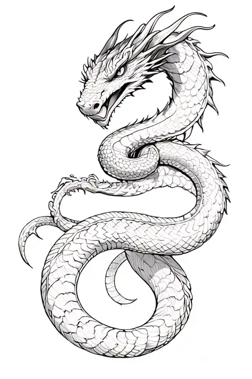 Dragon And Snake