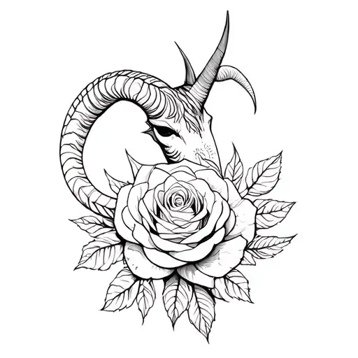 Rose And Capricorn