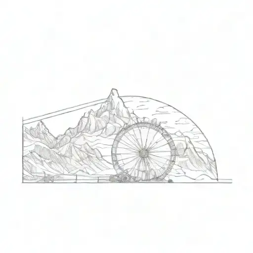 A Mountain And A Wheel
