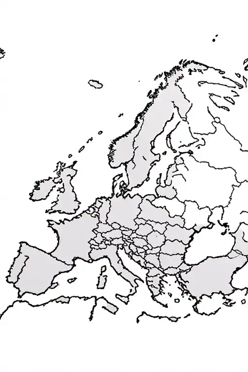 Countries Of Europe Male Sketch For