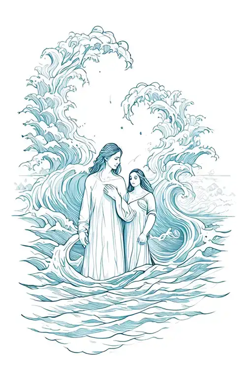 Eternal Family And Water Waves