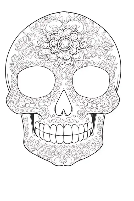 Mexican Sugar Skull Inside