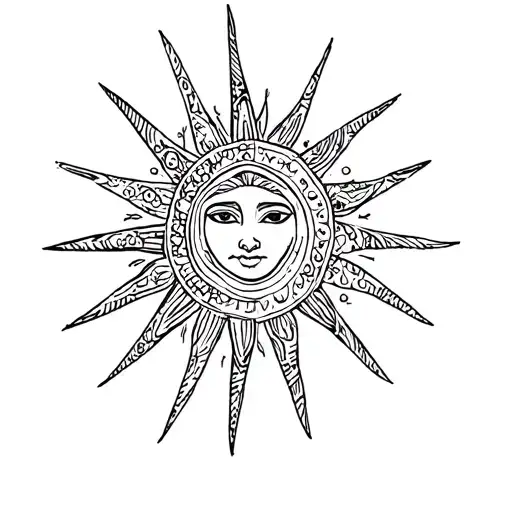 Filipino Sun And Stars