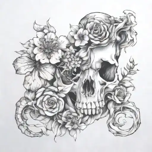 Flowers Animal Bones