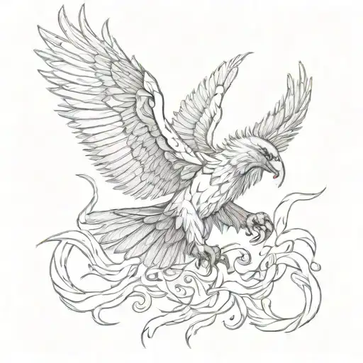 Eagle Fighting Demons