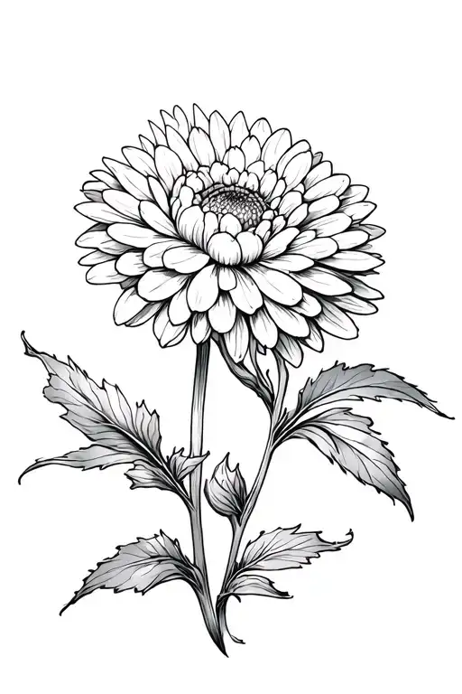Chrysanthemum Fine Line