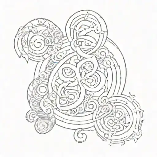 Aquarius And Aries Symbol