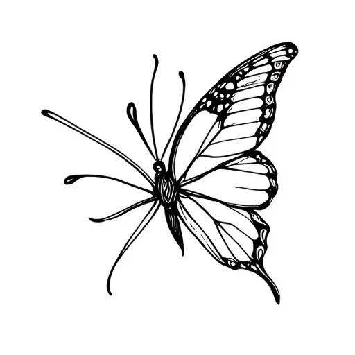 Small Meaningful Tattoo For Women On Collar Bone Butterfly
