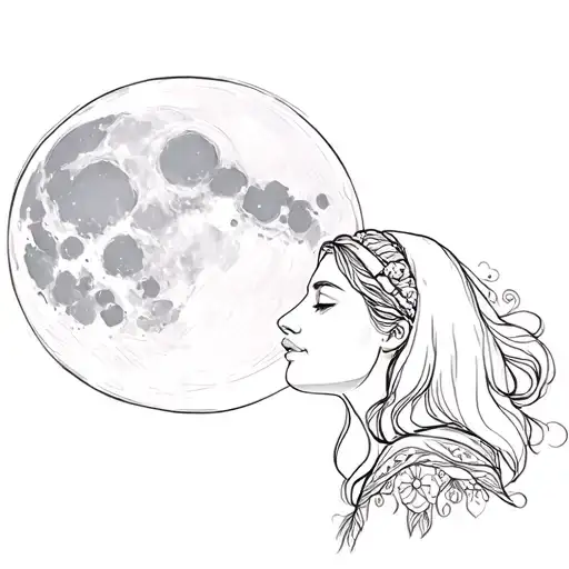 Full Moon New Moon Mother Daughter